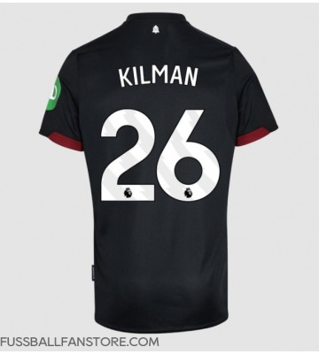 West Ham United Max Kilman #26 Replik Auswärtstrikot 2024-25 Kurzarm